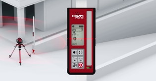 HOW TO Hilti PR30 HVS Rotating Laser Manually enter a garage slope 