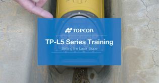 Topcon TP-L5B - Setting the Laser Slope