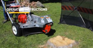 How to Operate a Doska 337S-13H Stump Grinder 