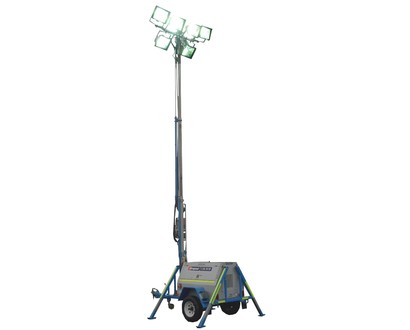 345G Light Tower Hydraulic Lift Towable Diesel 10m 9Kw