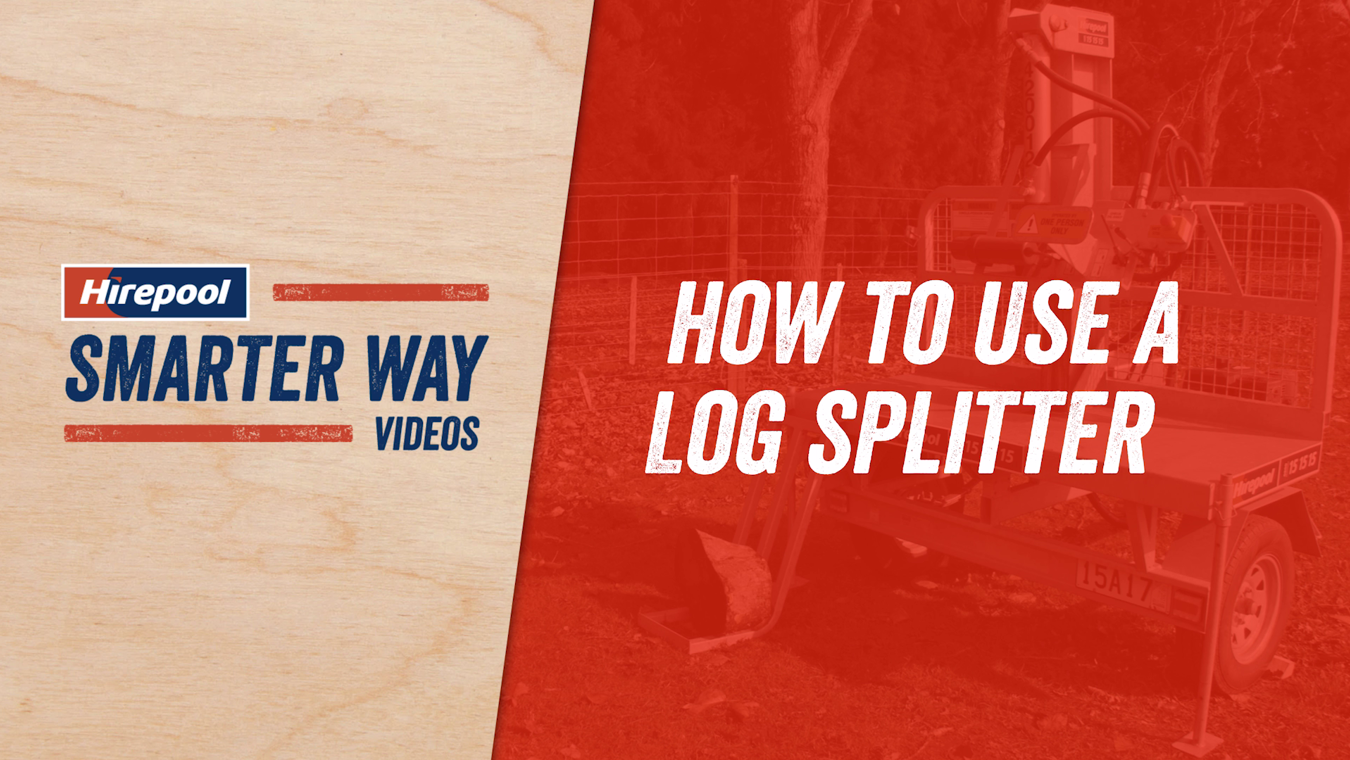 How to use a Log Splitter