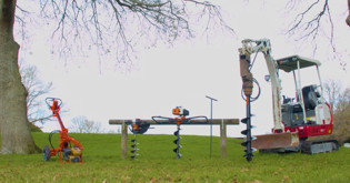 Hirepool post hole deals borer