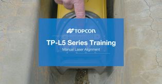 Topcon TP-L5B - Manual Laser Alignment