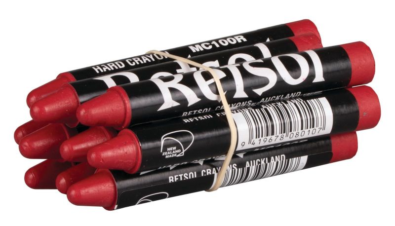 MC100R Red marking crayon