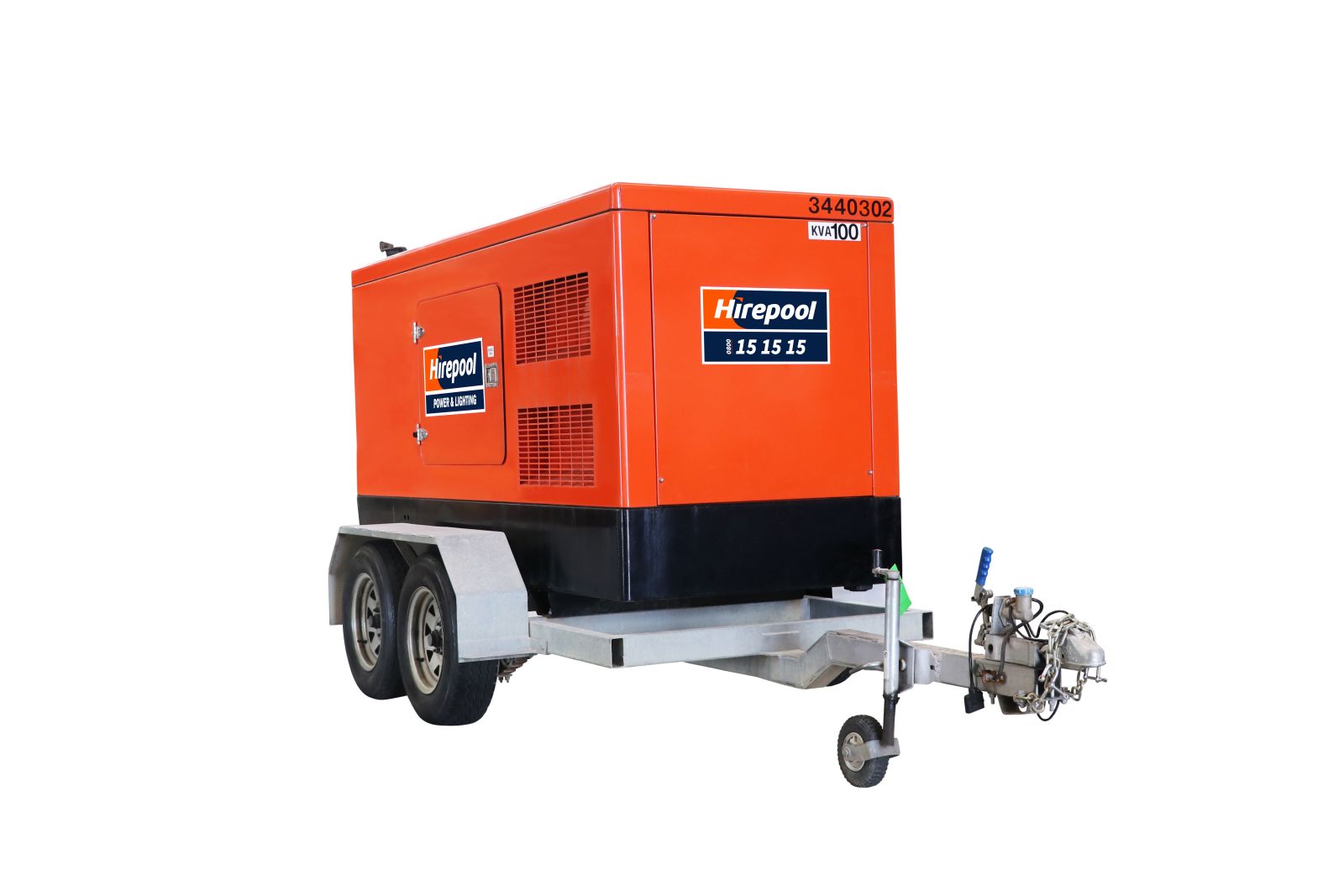 376K Generator Silenced Towable 90kVA to 109kVA
