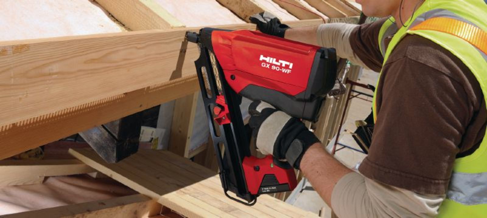 125F Gas Nailer to 90mm