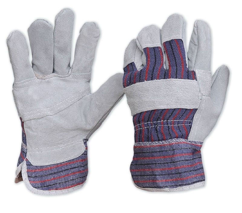 BE417PB PRO leather & cotton knucklebar gloves L