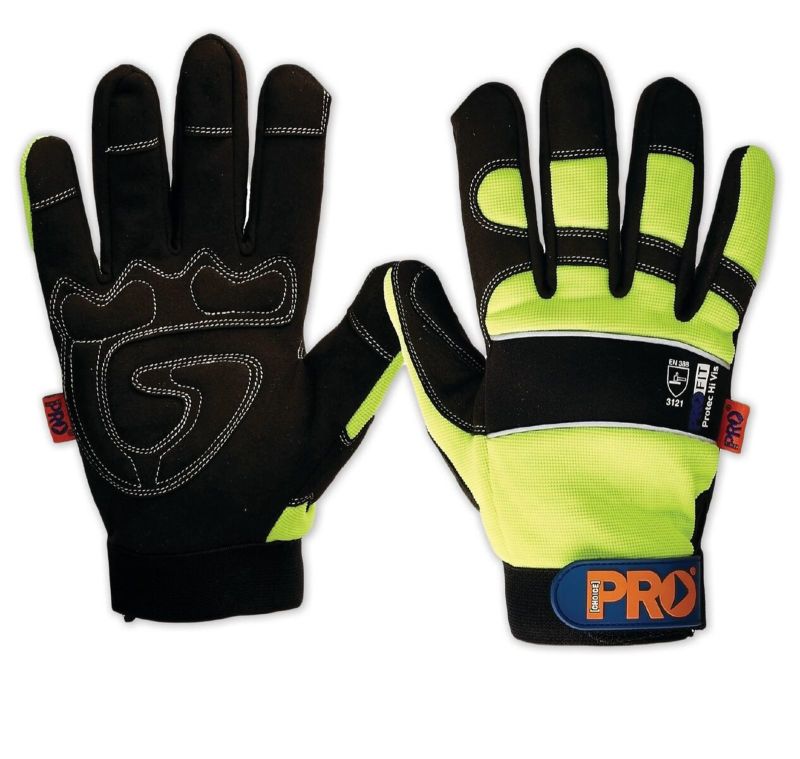 PTYXL PRO hi-vis gloves full finger XL